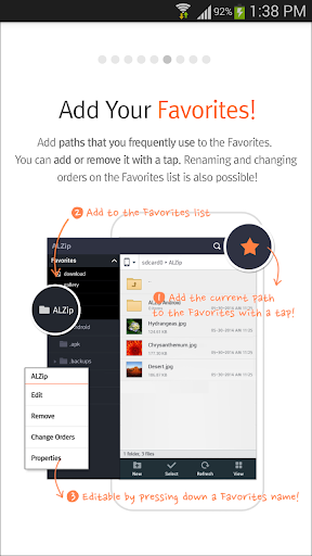 ALZip – File Manager & Unzip - عکس برنامه موبایلی اندروید