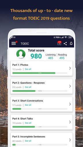 Practice for TOEIC® Test Pro 2020 - Image screenshot of android app