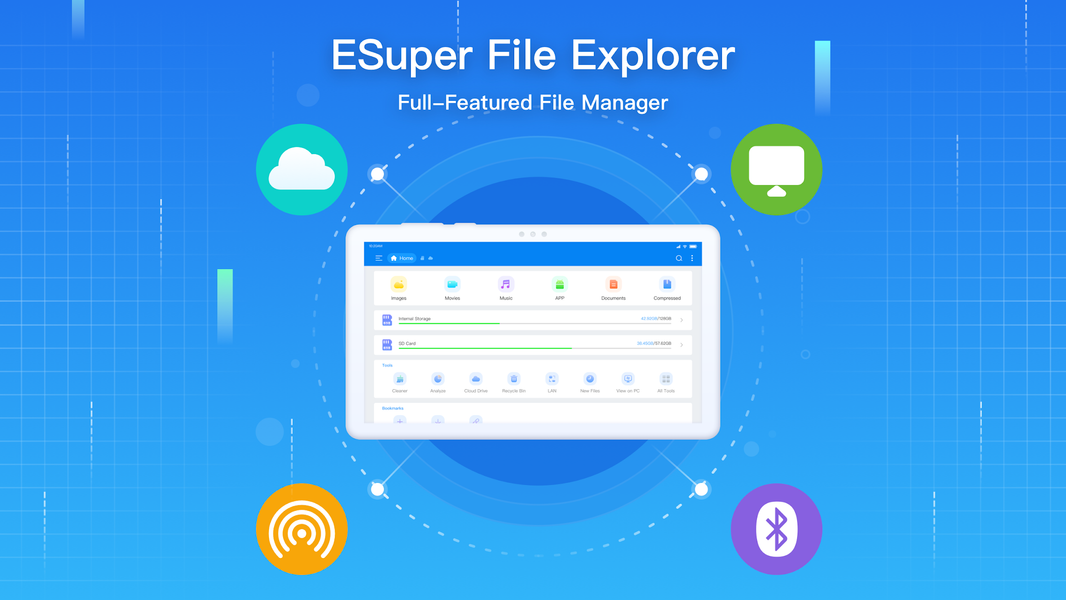 Super File Manager Explorer - عکس برنامه موبایلی اندروید