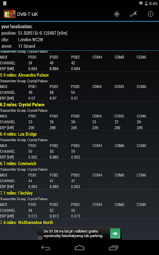DVB-T UK - Image screenshot of android app