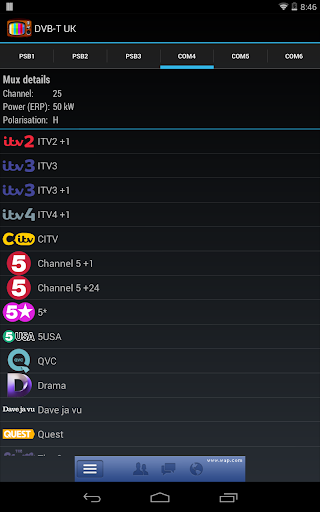 DVB-T UK - Image screenshot of android app