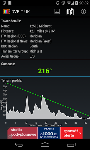 DVB-T UK - Image screenshot of android app