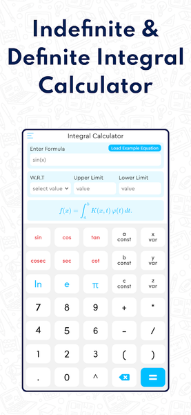 Integral Calculator with Steps - عکس برنامه موبایلی اندروید