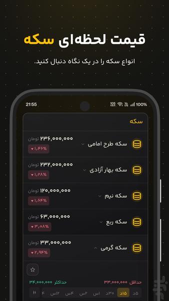 Mesghal | Gold , Dollar , Oil Price - Image screenshot of android app
