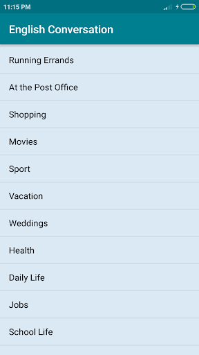 English Conversation - Image screenshot of android app