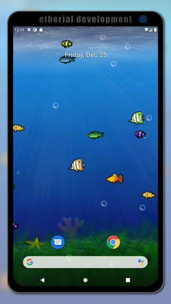 Bubble Aquarium Live Wallpaper - Image screenshot of android app