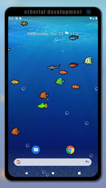 Bubble Aquarium Live Wallpaper - Image screenshot of android app