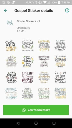 Gospel WAStickerApp - Image screenshot of android app