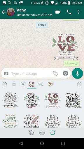 Gospel WAStickerApp - Image screenshot of android app