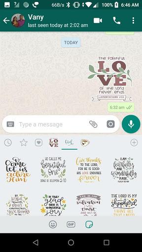 Gospel WAStickerApp - Image screenshot of android app