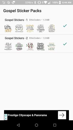 Gospel WAStickerApp - Image screenshot of android app