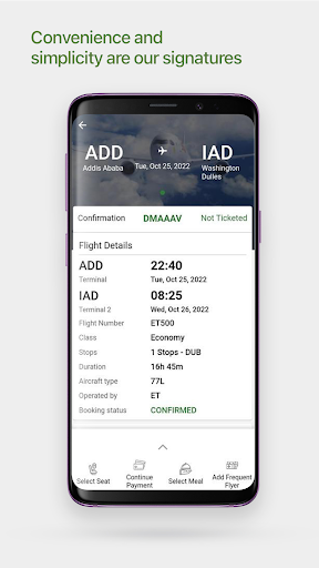 Ethiopian Airlines - Image screenshot of android app