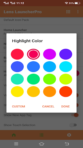 Lens Launcher Pro - Image screenshot of android app
