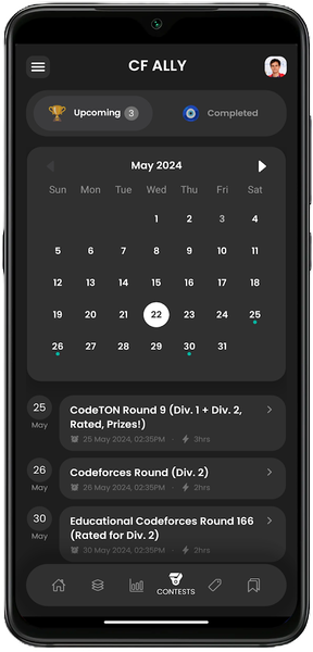 Codeforces Ally - Image screenshot of android app