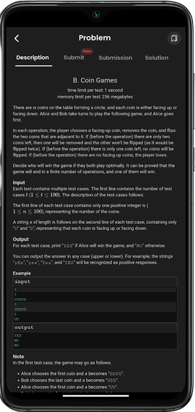 Codeforces Ally - Image screenshot of android app