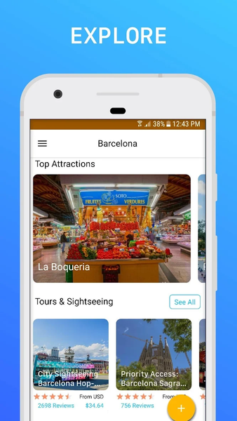 Barcelona Travel Guide - Image screenshot of android app
