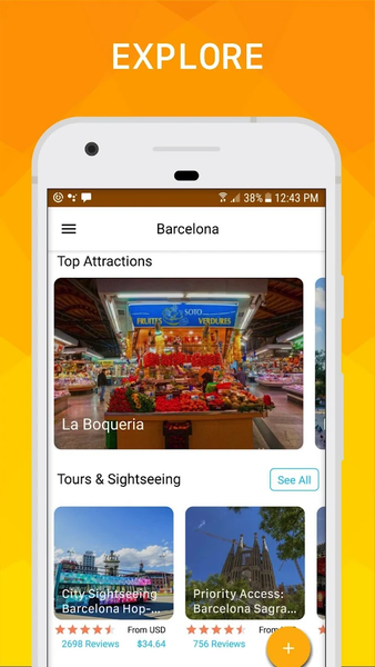 Barcelona Travel Guide - Image screenshot of android app