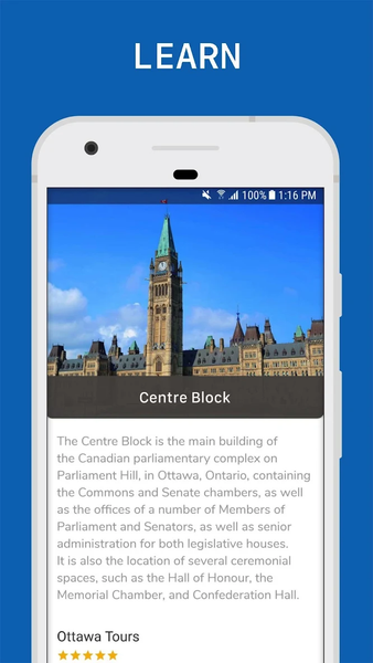 Ottawa Travel Guide - Image screenshot of android app