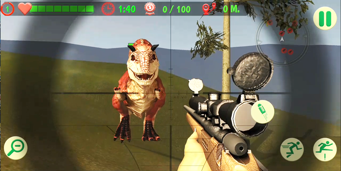 Dinosaur Shooter Game - عکس بازی موبایلی اندروید