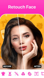 FitPix Selfie Photo Editor - عکس برنامه موبایلی اندروید