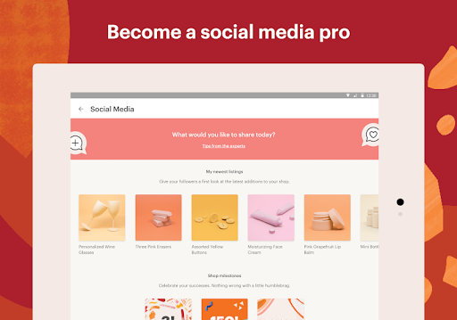 Sell on Etsy - عکس برنامه موبایلی اندروید