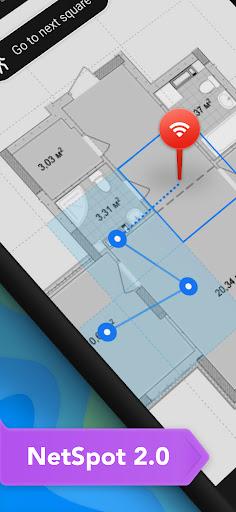 NetSpot WiFi Heat Map Analyzer - Image screenshot of android app