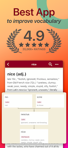 Etymonline - Dictionary & More - Image screenshot of android app