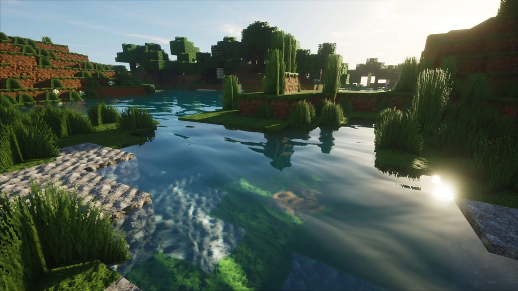 Mod realistic shader minecraft - Image screenshot of android app