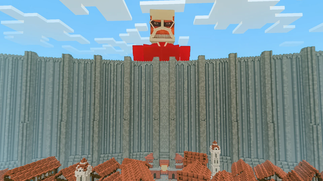 Attack on Titan mod Minecraft - Image screenshot of android app