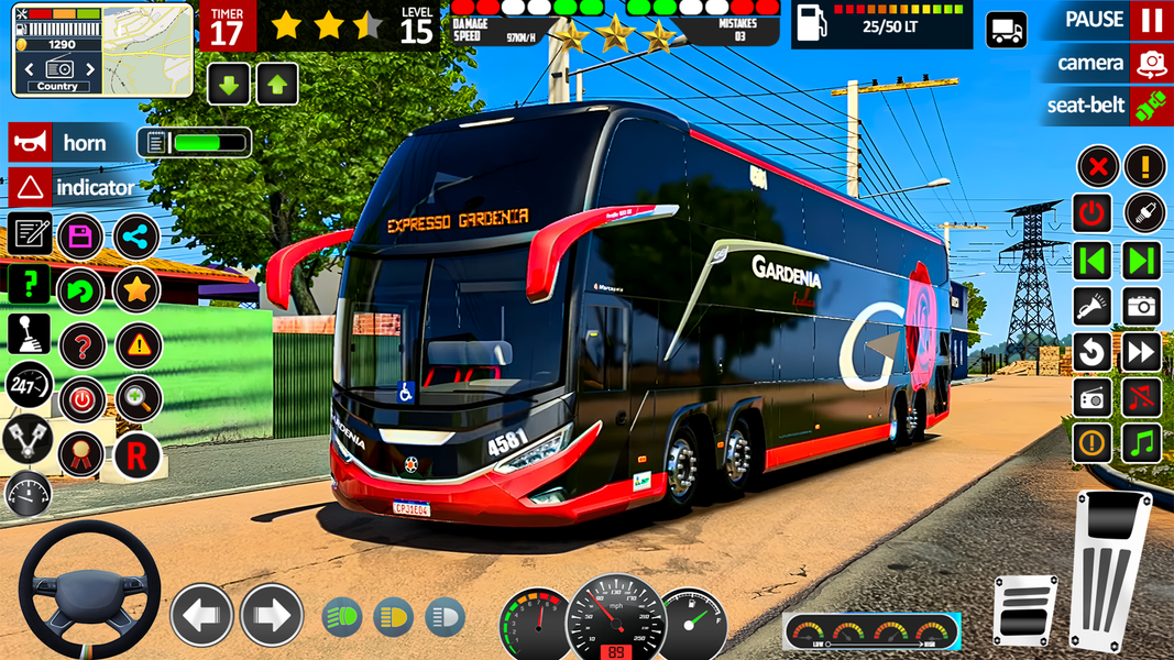 US Bus Game City Bus Driving - عکس بازی موبایلی اندروید