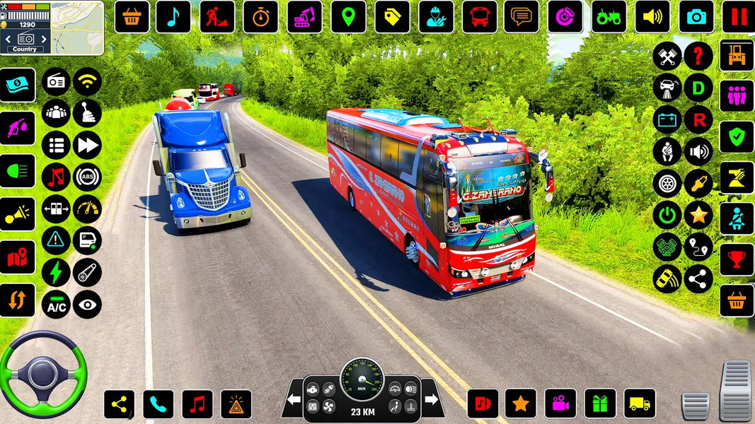 US Bus Game City Bus Driving - عکس بازی موبایلی اندروید