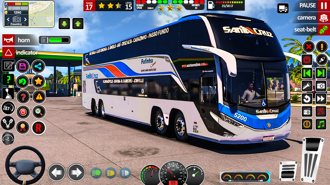 US Bus Game City Bus Driving - عکس بازی موبایلی اندروید