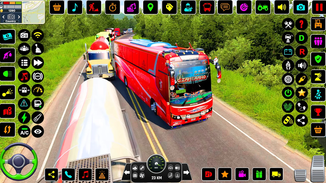 US Bus Game City Bus Driving - عکس بازی موبایلی اندروید