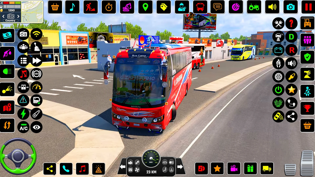 US Bus Game City Bus Driving - عکس بازی موبایلی اندروید