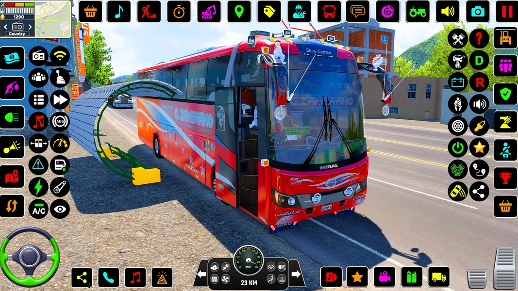 US Bus Game City Bus Driving - عکس بازی موبایلی اندروید