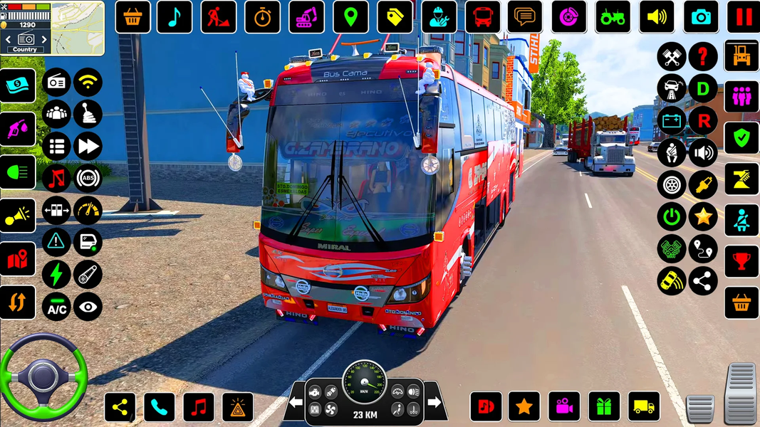 US Bus Game City Bus Driving - عکس بازی موبایلی اندروید