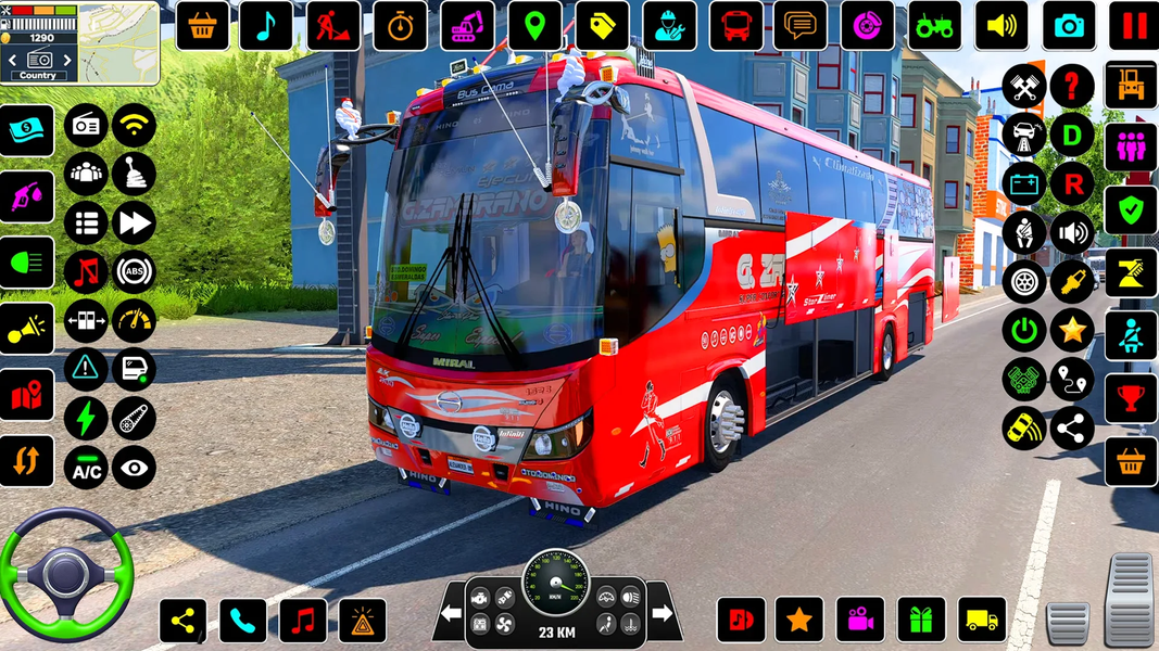 US Bus Game City Bus Driving - عکس بازی موبایلی اندروید