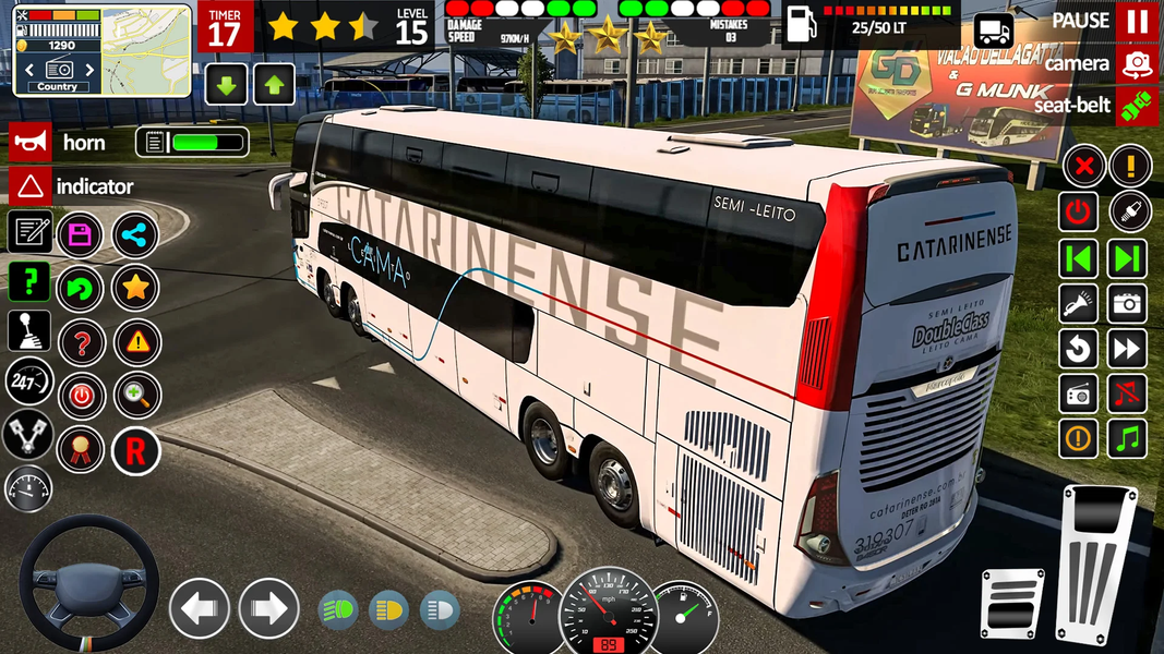 US Bus Game City Bus Driving - عکس بازی موبایلی اندروید