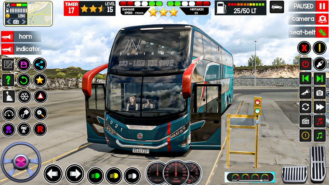 US Bus Game City Bus Driving - عکس بازی موبایلی اندروید