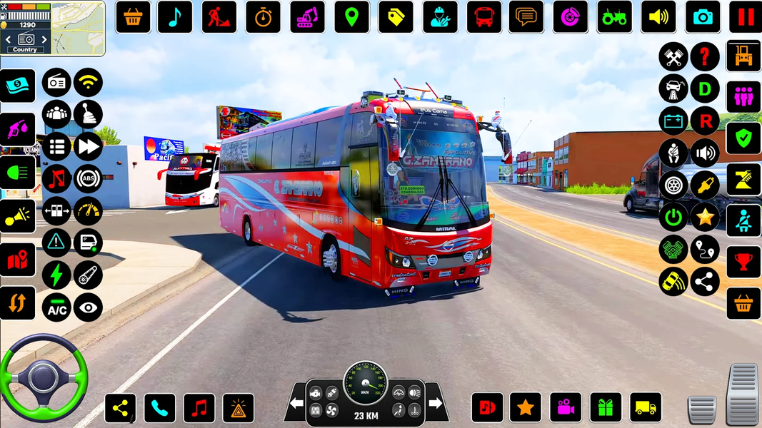 US Bus Game City Bus Driving - عکس بازی موبایلی اندروید