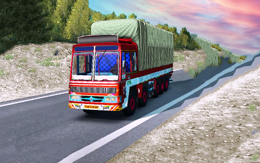 Loader Cargo Truck Driving Sim - Gameplay image of android game