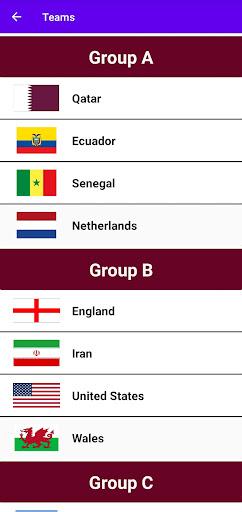 Qatar World Cup ۲۰۲۲ Live - عکس برنامه موبایلی اندروید