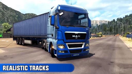 Euro Truck Transporter Games - Gameplay image of android game