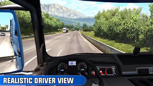 Euro Truck Transporter Games - Gameplay image of android game