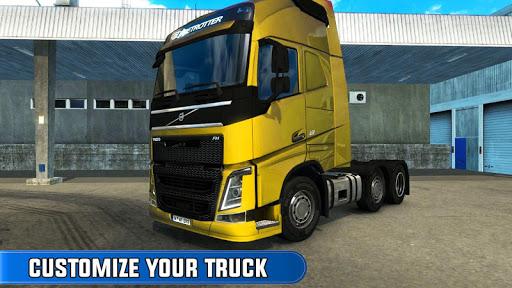 Euro Truck Transport simulator - Gameplay image of android game