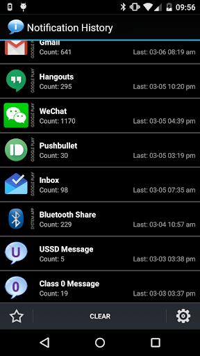 Notification History - Image screenshot of android app