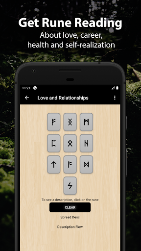 Runic Divination - Runes Tarot - Image screenshot of android app