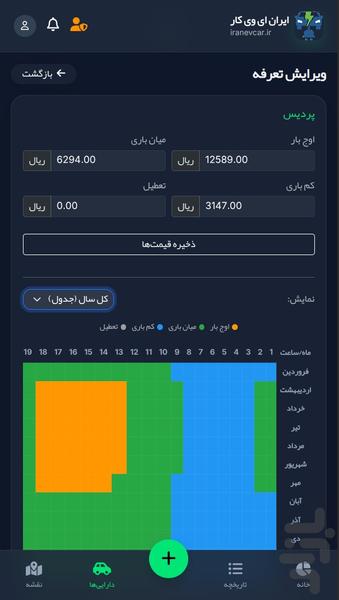 خودرو برقی ایران - عکس برنامه موبایلی اندروید