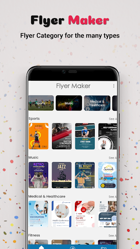 Flyer Maker, Poster Maker - عکس برنامه موبایلی اندروید