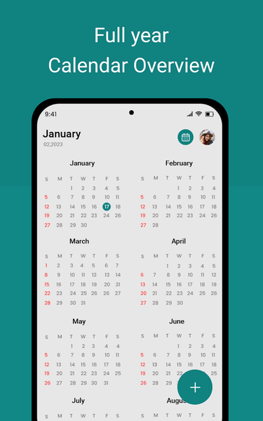 Calendar Planner: Schedule App - عکس برنامه موبایلی اندروید